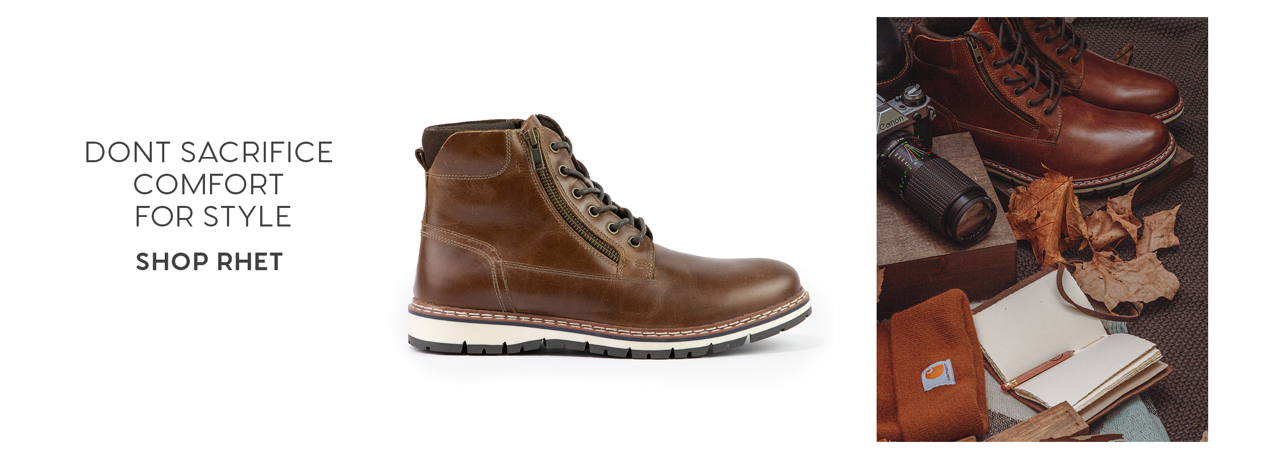 Shop Rhet Close up image of the shoes in a lifestyle shot followed by a model wearing the hazelle shoes